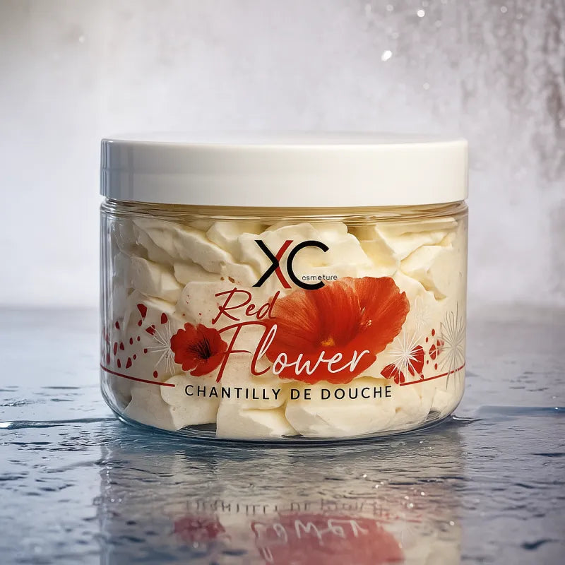 CHANTILLY DE DOUCHE INSPIRATION « RED FLOWER »